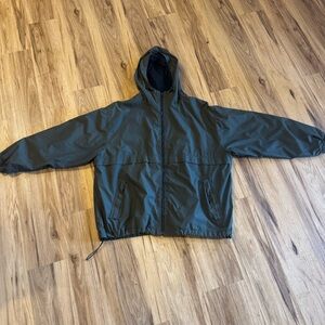 Catalina Olive Full Zip Softshell Hooded Outerwear Jacket - Size XL